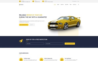 Reszponzív Fraks - Car Repair Multipurpose Classic Elementor WordPress sablon 77920