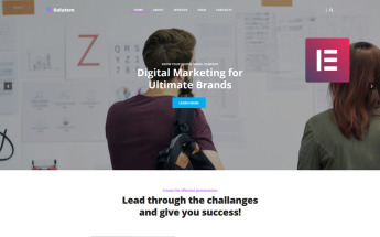 Solutem - Creative Agency Multipurpose Modern Elementor WordPress Theme
