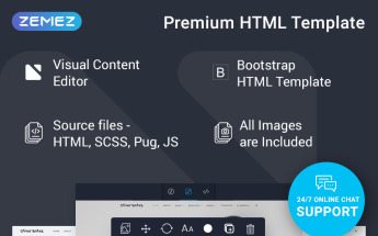 Responsywny szablon strony www Oliver Bates - Copywriting Services Classic Ready-to-Use HTML5 #78390