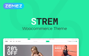 Strem - Sports Store ECommerce Minimal Elementor WooCommerce Theme