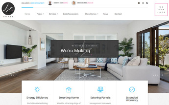 "AZhomes - Local Home Builders" thème WordPress adaptatif #78579
