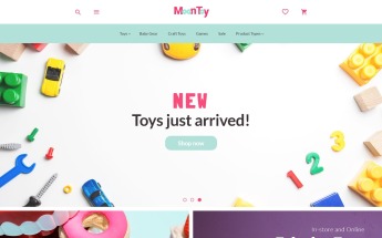 Magento Theme namens "MoonToy - Toys Store Template" #78896