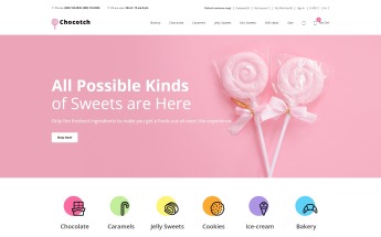 Chocotch - Sweet Shop E-commerce Creative №79033