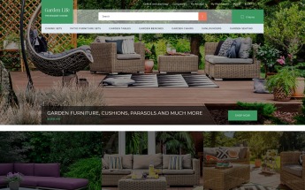Responsywny szablon OpenCart Garden Life - Garden Design eCommerce Modern #79034