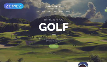 "GolfGold - Golf Creative" thème Joomla adaptatif #79117