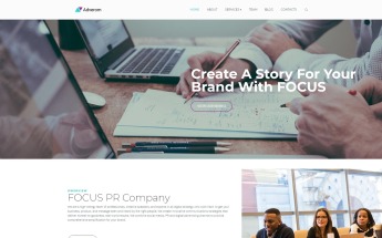 Adverom - PR Company Multipurpose Modern Elementor WordPress Theme