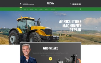 Responsive FIXIT - Tractor Repair Multipage Classic HTML Web Sitesi #79306