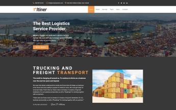 Responsywny motyw WordPress Itiner - Transportation Multipurpose Minimal Elementor #79350
