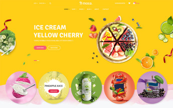 WooCommerce Theme namens "Mosa - Organic" #79381