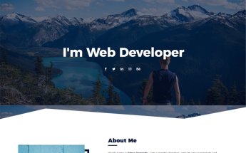 Edrea - Personal Portfolio Joomla Template