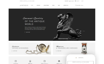 Vintagio - Antique Shop Clean Shopify Theme
