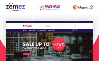 Hefflem - Kitchen Furniture Ecommerce Template Magento-tema #79914