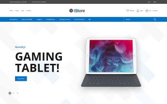 Responsywny szablon PrestaShop iStore - Electronics Shop Clean Bootstrap Ecommerce #79904