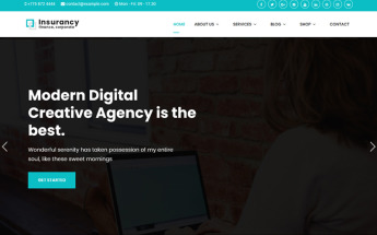 Reszponzív Insurancy - Insurance Business with Page Builder Joomla sablon 79954