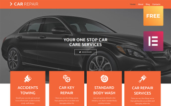"Car Repair lite" - адаптивний WordPress шаблон №80071