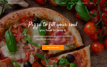 "Mia Ittalonni - Pizzeria ECommerce Modern Elementor" Responsive WordPress thema №80269