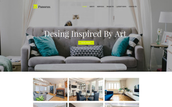 Panorax - Interior Design Moto CMS HTML Template