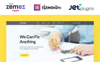 Responzivní WordPress motiv "Fixit - Gadgets Repair Multipurpose Modern Elementor" #80333
