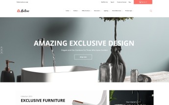 Magento Theme namens "Multone - Light eCommerce Furniture Store" #80476