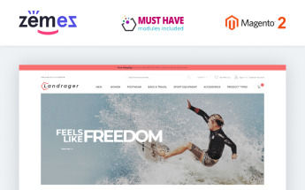 Landrager - Extreme and Outdoor Sports eCommerce №80993