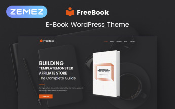 Reszponzív FreeBook - Ebooks Multipurpose Modern Elementor WordPress sablon 80949