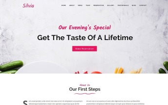 Reszponzív Silvia - Fast Food & Diner Joomla sablon 81190