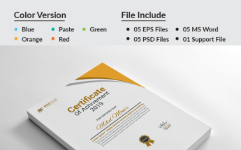 Art Sign Certificate Template