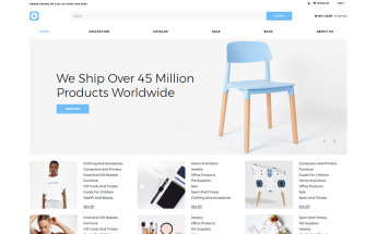 Responsywny szablon Shopify Shoprom - Wholesale Store Clean #81338
