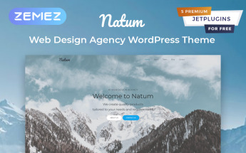 Natum - Web Design Multipurpose Modern Elementor WordPress Theme