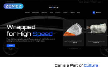 Responzivní OpenCart šablona "Sitavow - Auto Parts Clean" #81519