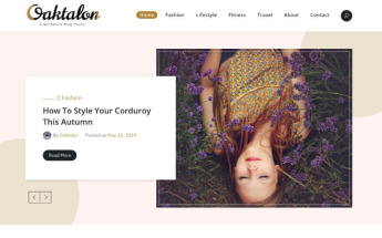 Oaktalon WordPress sablon 81698