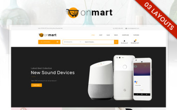 Responsywny motyw WooCommerce OnMart - Multipurpose Store #81935