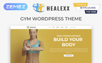 Responsywny motyw WordPress Healexx - Gym Multipurpose Modern Elementor #82167