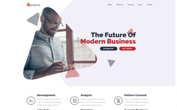 WordPress Theme namens "Moreno Modern Business" #82267