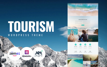 Responsive Closez - Tourism One Page Modern Elementor Wordpress #82395
