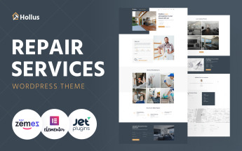 Responsywny motyw WordPress Hollus - Repair Services Multipurpose Modern Elementor #82484