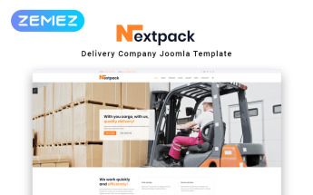 NextPack - Delivery Services Clean Joomla Template