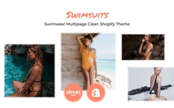 Swimsuits - Swimwear Multipage Clean Shopify Theme