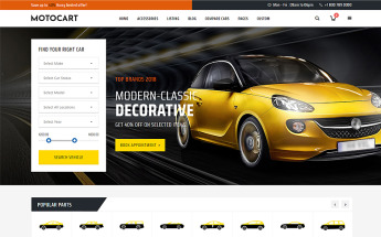 Responsive Motocart - Car Dealer Web Sitesi #83054