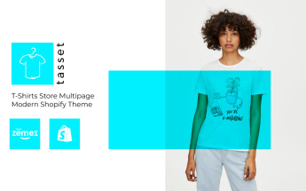 Shopify Theme namens "Tasset - Fashion Store Multipage Modern" #83212