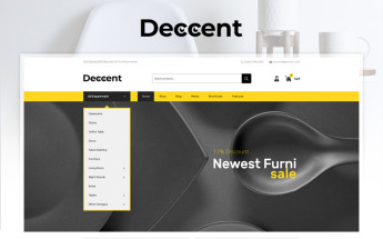 "Deccent Furniture Store" thème WooCommerce adaptatif #83383