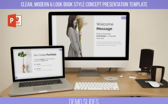 Ecelia Clean & Modern Presentation PowerPoint Template