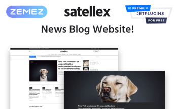 Satellex - News Blog Multipurpose Classic WordPress Theme