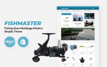 Fishmaster - Fishing Store Multipage Modern Shopify Theme