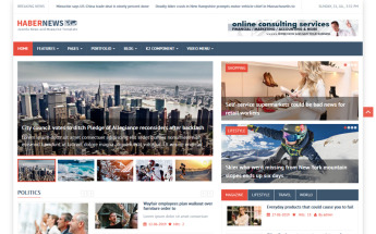 Szablon Joomla Habernews #84038