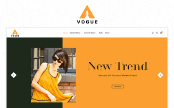 Szablon PrestaShop Free Vogue Fashion Store Premium #84089