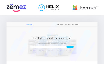 Joomla Vorlage namens "Hostious - Hosting Multipage Modern" #84633