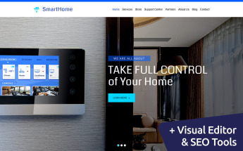 Smart Home Moto CMS 3 Template