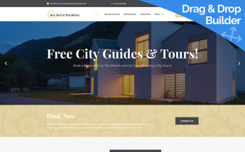 Roy Bed & Breakfast - Hotel Moto CMS 3 Template