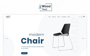 "Free Wood Root Furniture Responsive Premium Store" - PrestaShop шаблон №84828